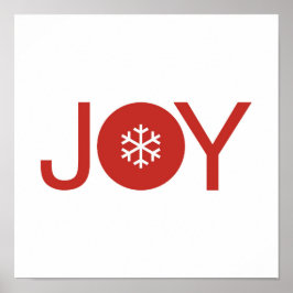 Minimalistisch Joy Christmas Poster