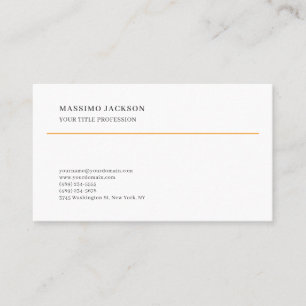 Minimalistisch Klassisch Schlicht Professionell Visitenkarte