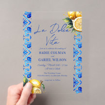 Minimalistisch La Dolce Vita Italienische Lemon We
