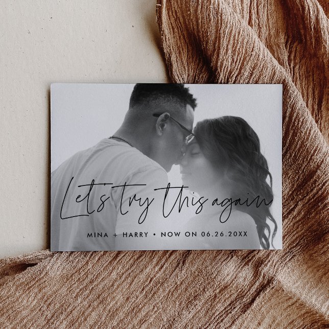 Minimalistisch Let's versuchen, dieses wieder Hoch Ankündigung (Von Creator hochgeladen)