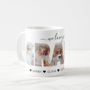 Minimalistisch Liebe Sie GRAMS FotoCollage Kaffeetasse
