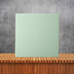 Minimalistisch Light Celadon Green Schlicht Solid  Fliese<br><div class="desc">Minimalistisch Light Celadon Green Schlicht Solid Color</div>