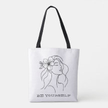 Minimalistisch Line Art Frauenangebot