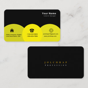 Minimalistisch Luxe Busines Visitenkarte
