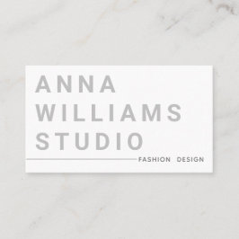 Minimalistisch Luxury Boutique Fashion Designer Gr Visitenkarte