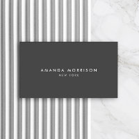 Minimalistisch Luxus Boutique Dunkelgrau
