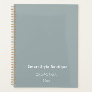 Minimalistisch Luxus Boutique Dusty Blue Planer