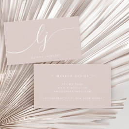 Minimalistisch Luxus Boutique Rose Gold Elfenbeink Visitenkarte
