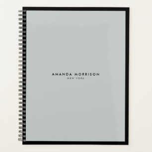 Minimalistisch Luxus Boutique Schwarz/Grau Ernennu Planer