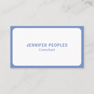Minimalistisch Luxus Modernes Baby Blue Visitenkarte