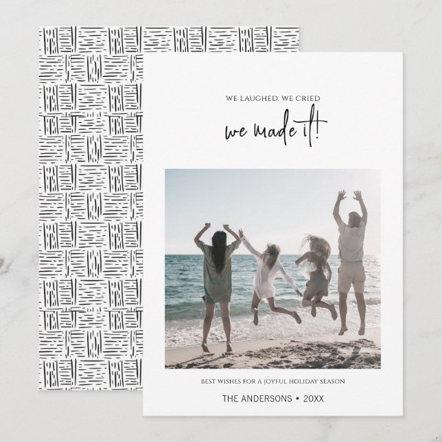 Minimalistisch machten wir Weihnachten (Vorne/Hinten)