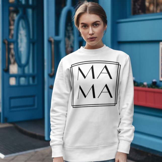 Minimalistisch Mama Sweatshirt (Von Creator hochgeladen)