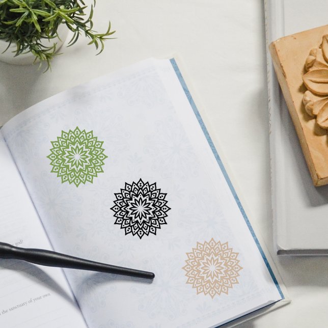 Minimalistisch Mandala Gummistempel (Von Creator hochgeladen)