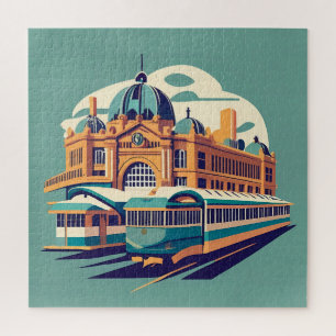 Minimalistisch Melbourne Australien Malerei Souven