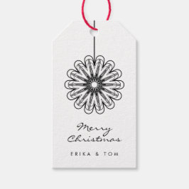 Minimalistisch Merry Xmas Geschenkanhänger