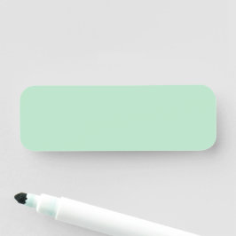 Minimalistisch-Minze-Green-Name-Tag Namensschild