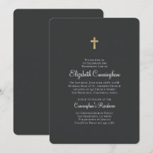 Minimalistisch mit Imitaten Goldkreuz-Gedenkfeier