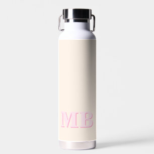 Minimalistisch-Modern-Anfangsmonogramm Trinkflasche