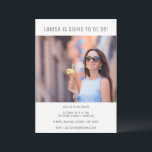 Minimalistisch Modern Chic Foto 50. Geburtstagspar Einladung<br><div class="desc">Minimalistisch Modernes Foto 50. Geburtstagsparty Einladung</div>