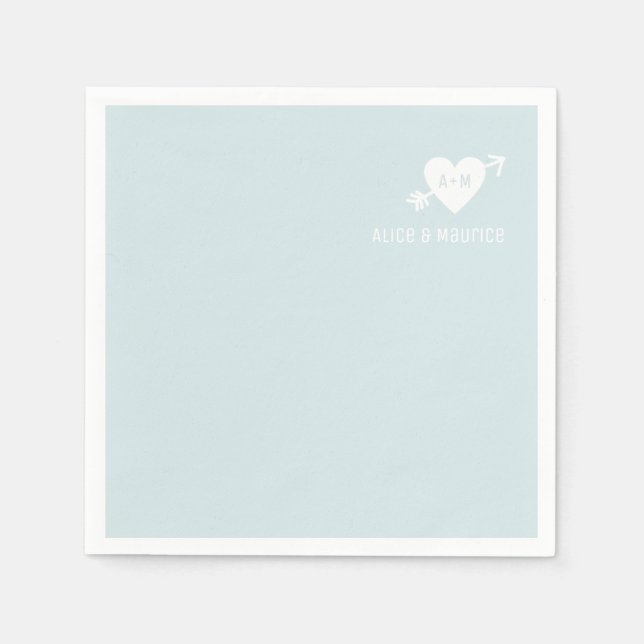 Minimalistisch Modern Einfach und elegant Serviette (Vorderseite)