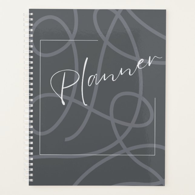 Minimalistisch-modern, Hochzeitsplaner 10 Planer (Vorderseite)