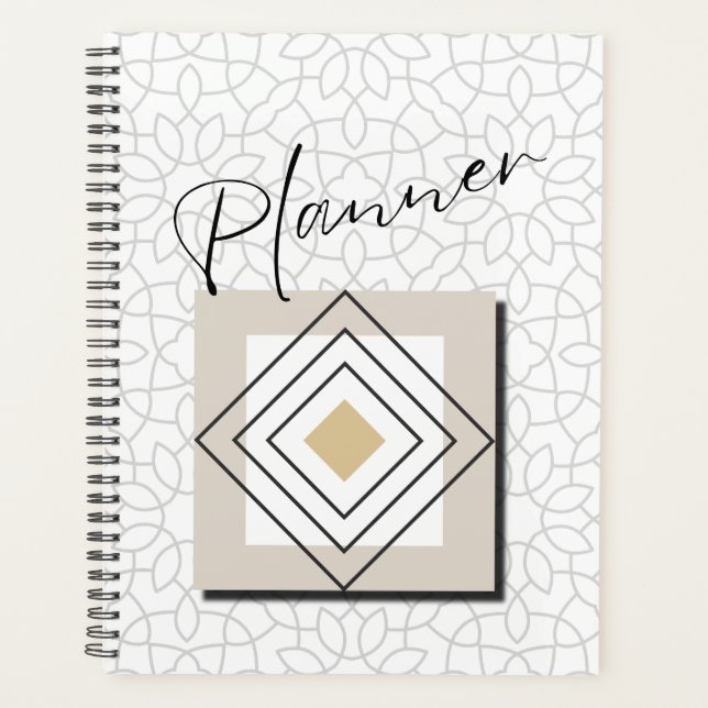 Minimalistisch-modern, Hochzeitsplaner 16 Planer (Vorderseite)