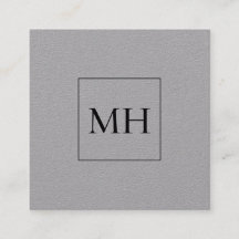 Minimalistisch Modern Initials Monogram Kraft