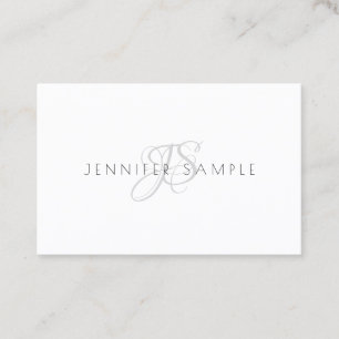 Minimalistisch Modern Monogram Beruflich einfach Visitenkarte