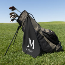 Minimalistisch-Modern-Monogramm-Schwarz/Weiß