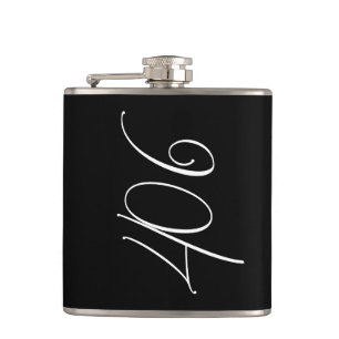 Minimalistisch Modern Montana 406 Schwarz Flachmann