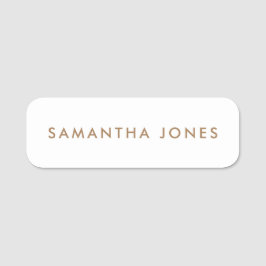 Minimalistisch modern namensschild