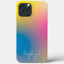 Minimalistisch Modern Rainbow Ombre w/Individuelle