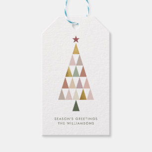 Minimalistisch Modern Scandi Einfaches Weihnachtsb Geschenkanhänger