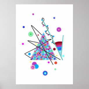 Minimalistisch Moderne Abstrakte Kunst Nr. 5 Poster
