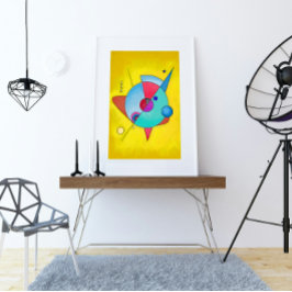 Minimalistisch Moderne Abstrakte Kunst Nr. 5 Poster