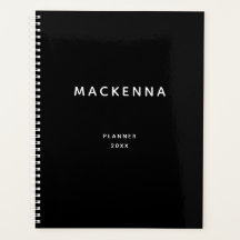Minimalistisch Moderne Elegante Schwarze Personali