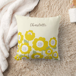 Minimalistisch Moderne Sonnenblume Minimaler Indiv Kissen