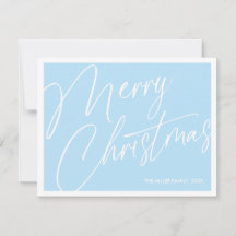 Minimalistisch Moderne Weihnachtskarte - Maßgeschn