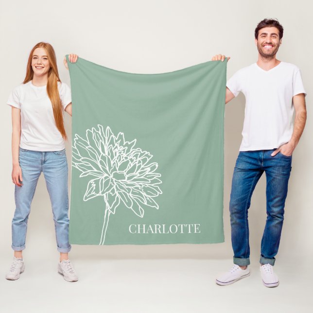 Minimalistisch-Moderne Zuhause Fleecedecke (Beispiel)