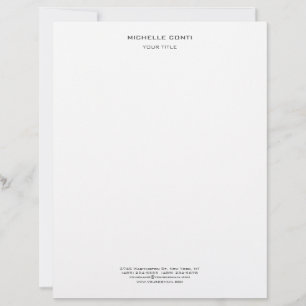 Minimalistisch Modernes Berufliches Kreatives Briefbogen