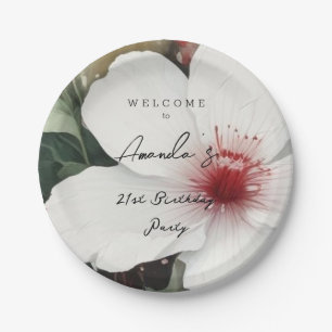 Minimalistisch Modernes Niedliche Geburtstag Party Pappteller