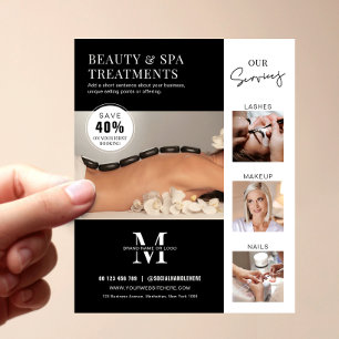 Minimalistisch Modernes Salon Beauty Business Mark Flyer