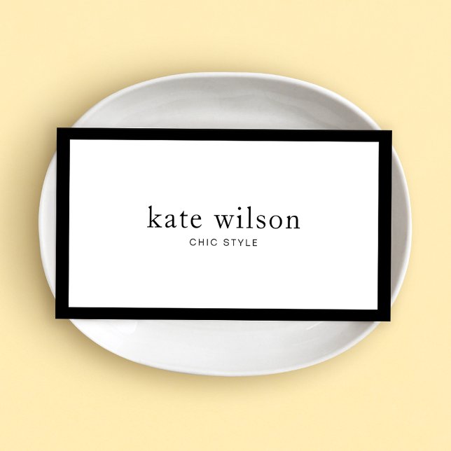 Minimalistisch Modernes Schwarz-weißes Beruflich (Von Creator hochgeladen)