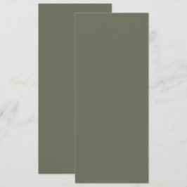 Minimalistisch Moss Green Save the Date - individu