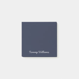 Minimalistisch Navy Blue Beruflich Simple Post-it Klebezettel