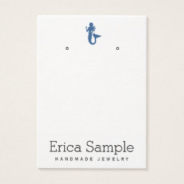 Minimalistisch Navy Blue Mermaid Juwelier Display