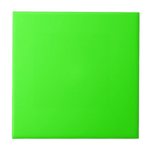 Minimalistisch Neon Green Keramik Tile 4,25 Zoll G Fliese