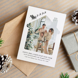 Minimalistisch New Zuhause Foto Sleigh Feiertagskarte