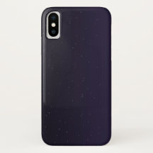 Minimalistisch Night Sky iPhone X Case - Sleek & D