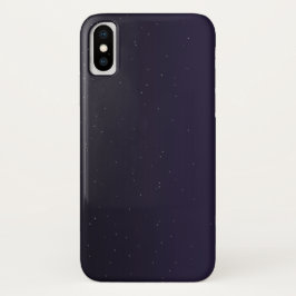 Minimalistisch Night Sky iPhone X Case - Sleek & D